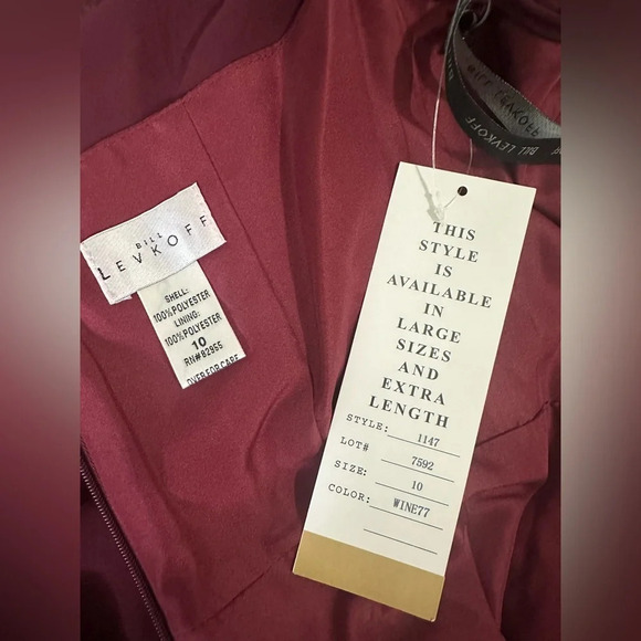 NWT Bill Levkoff Gown. Size 10. - Picture 5 of 5